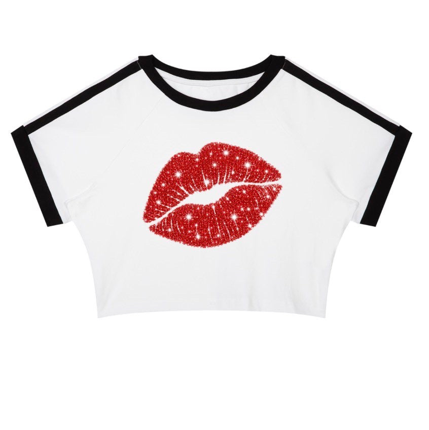 Techno made me do it cropped tee